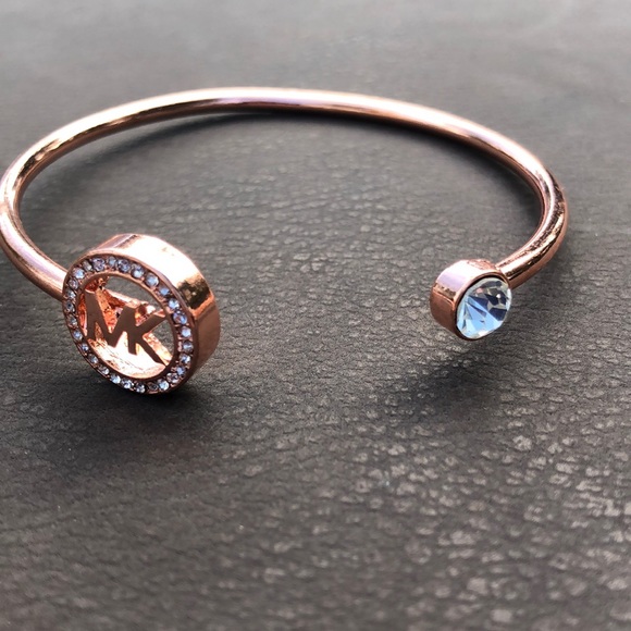 Michael Kors Jewelry - FLASH SALE Rose gold MK bangle NWOT